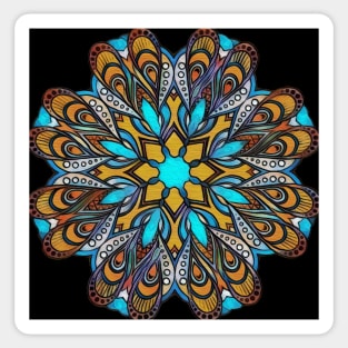 Mandala Blue Marine Sticker